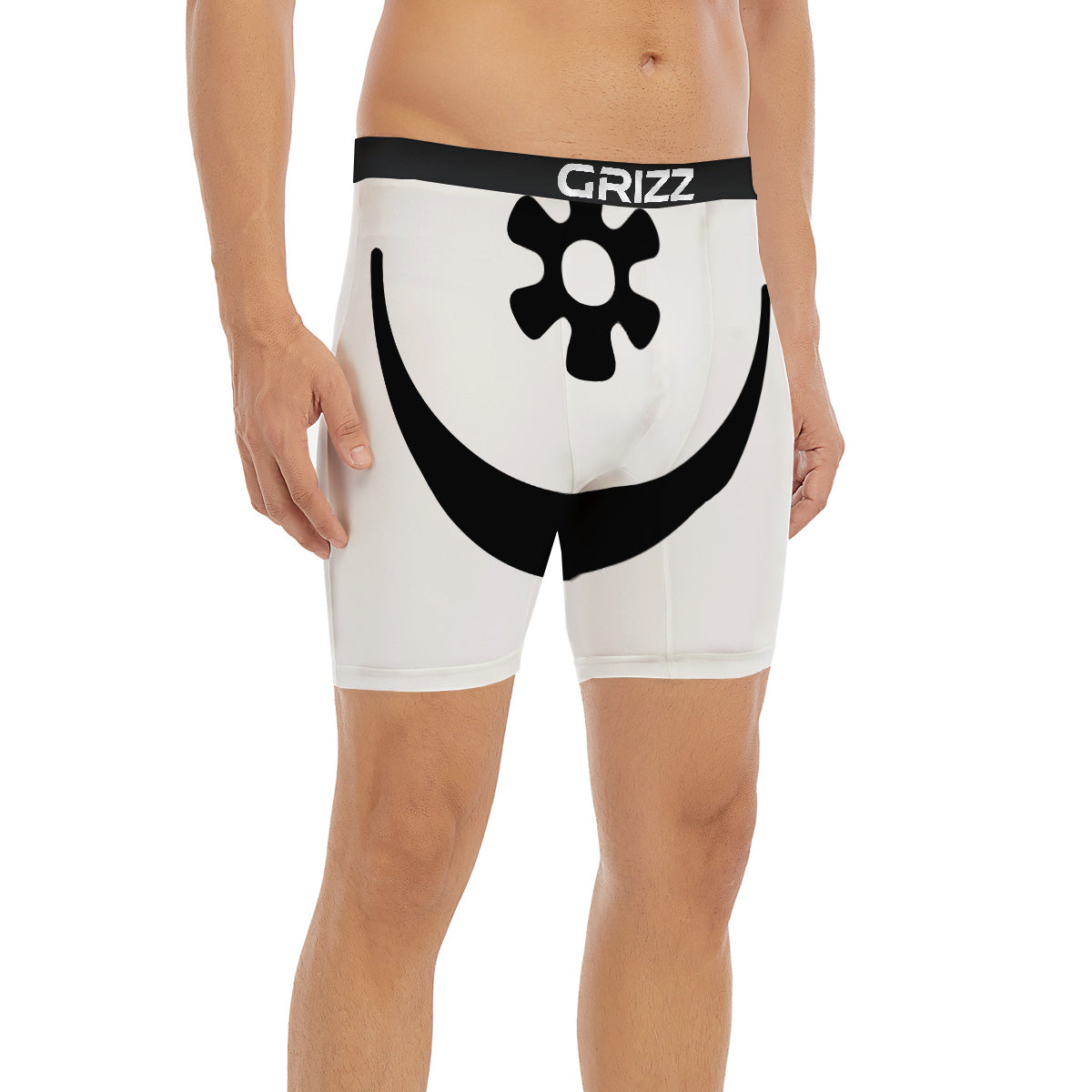 Adinkra Tribe Symbols White And Black Boxer Briefs-grizzshop