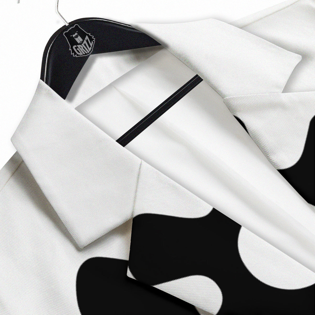 Adinkra Tribe Symbols White And Black Men's Sport Coat-grizzshop