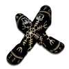 Aegishjalmur Viking Symbol Norse Muay Thai Shin Guards-grizzshop