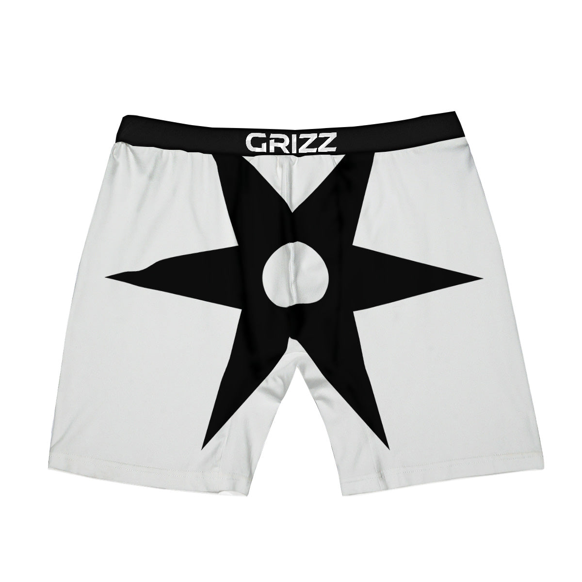 African Adinkra Symbols White And Black Boxer Briefs-grizzshop