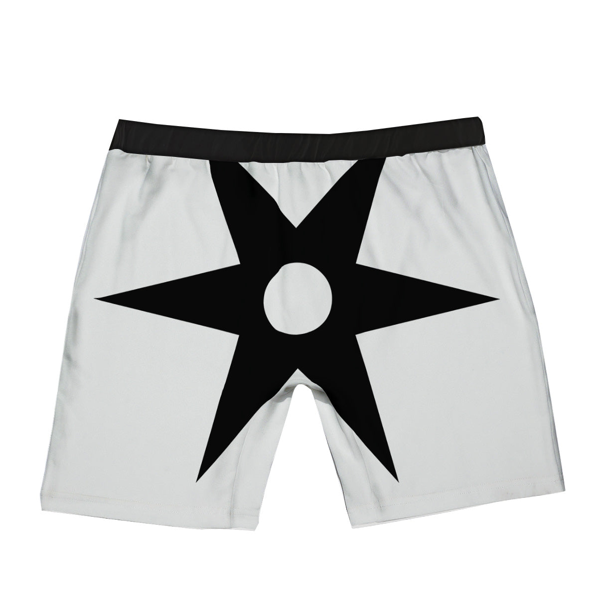 African Adinkra Symbols White And Black Boxer Briefs-grizzshop