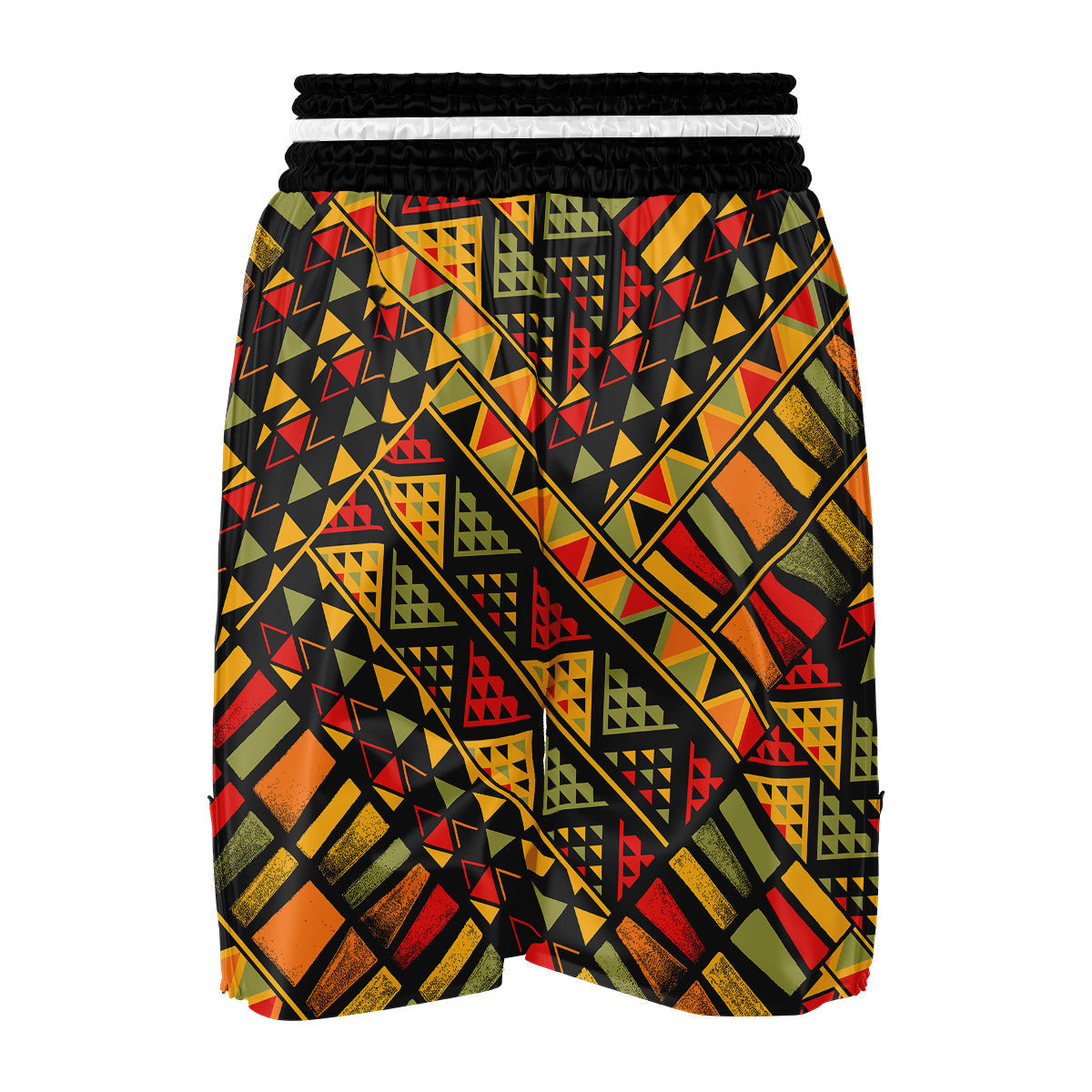 African Dashiki Adinkra Kente Boxing Shorts-grizzshop