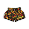 African Dashiki Adinkra Kente Muay Thai Boxing Shorts-grizzshop