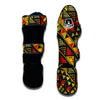 African Dashiki Adinkra Kente Muay Thai Shin Guards-grizzshop