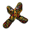 African Dashiki Adinkra Kente Muay Thai Shin Guards-grizzshop