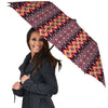 African Dashiki Black And Purple Print Umbrella-grizzshop