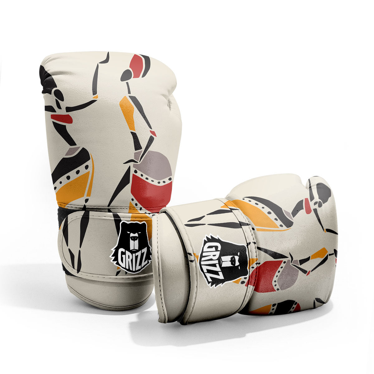 African Ethnic Girl Print Pro Boxing Glove