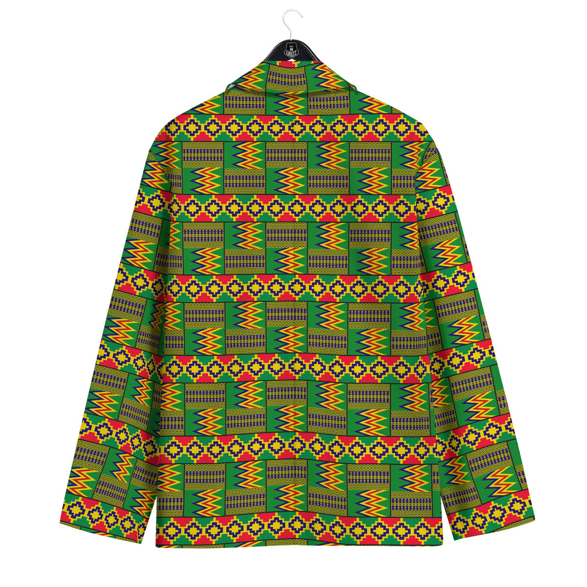 African Kente Print Pattern Men's Sport Coat-grizzshop