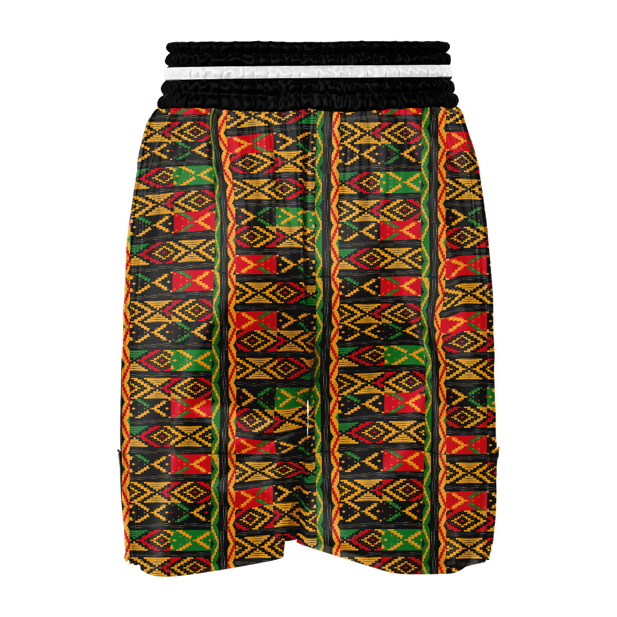 African Pattern Boxing Shorts-grizzshop