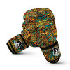 African Pattern Print Boxing Gloves-grizzshop