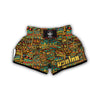 African Pattern Print Muay Thai Boxing Shorts-grizzshop