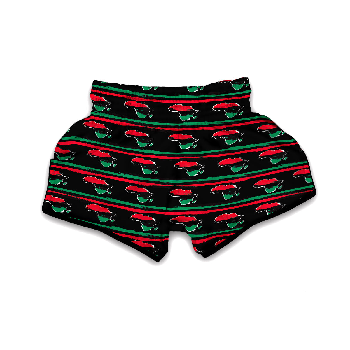 African Print Muay Thai Boxing Shorts-grizzshop