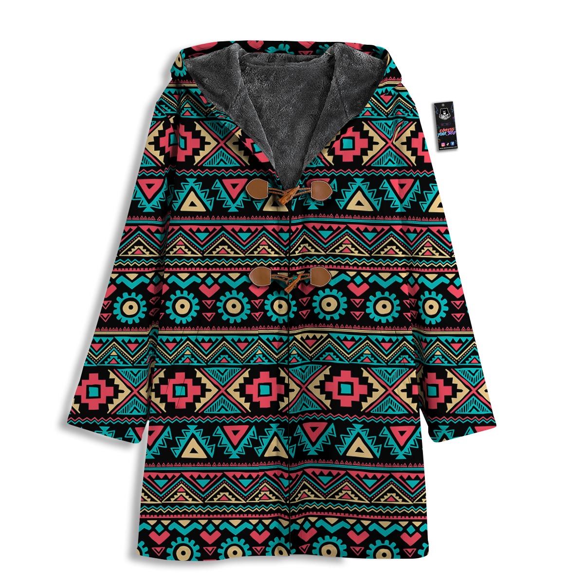 African Tribal Ethnic Print Pattern Men's Windbreaker Jacket-grizzshop
