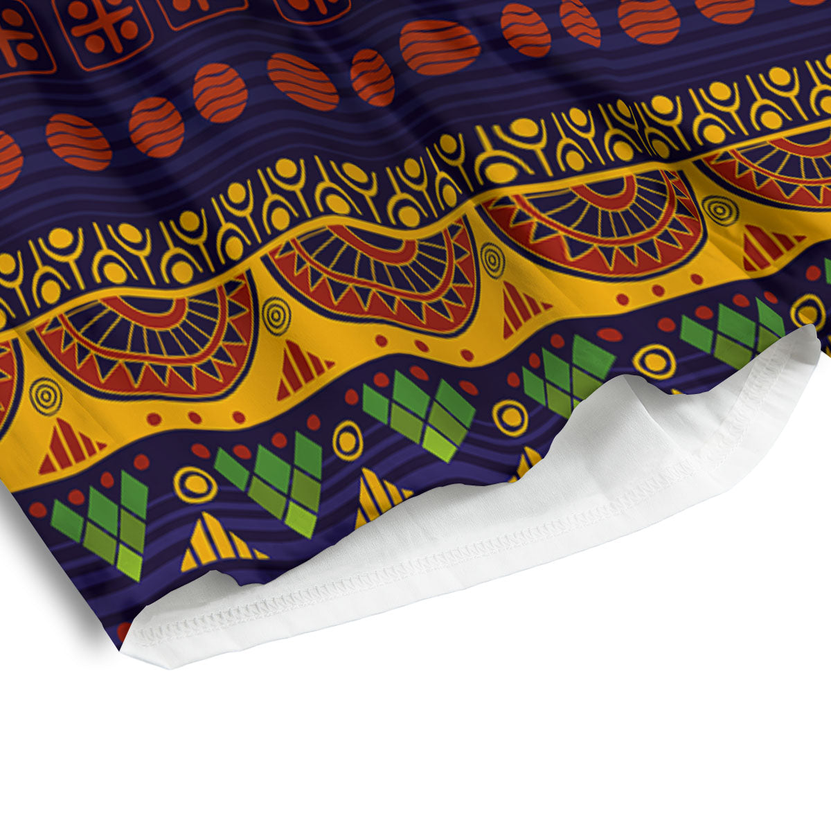 African Tribal Native Print Pattern Men's Athletic Shorts
