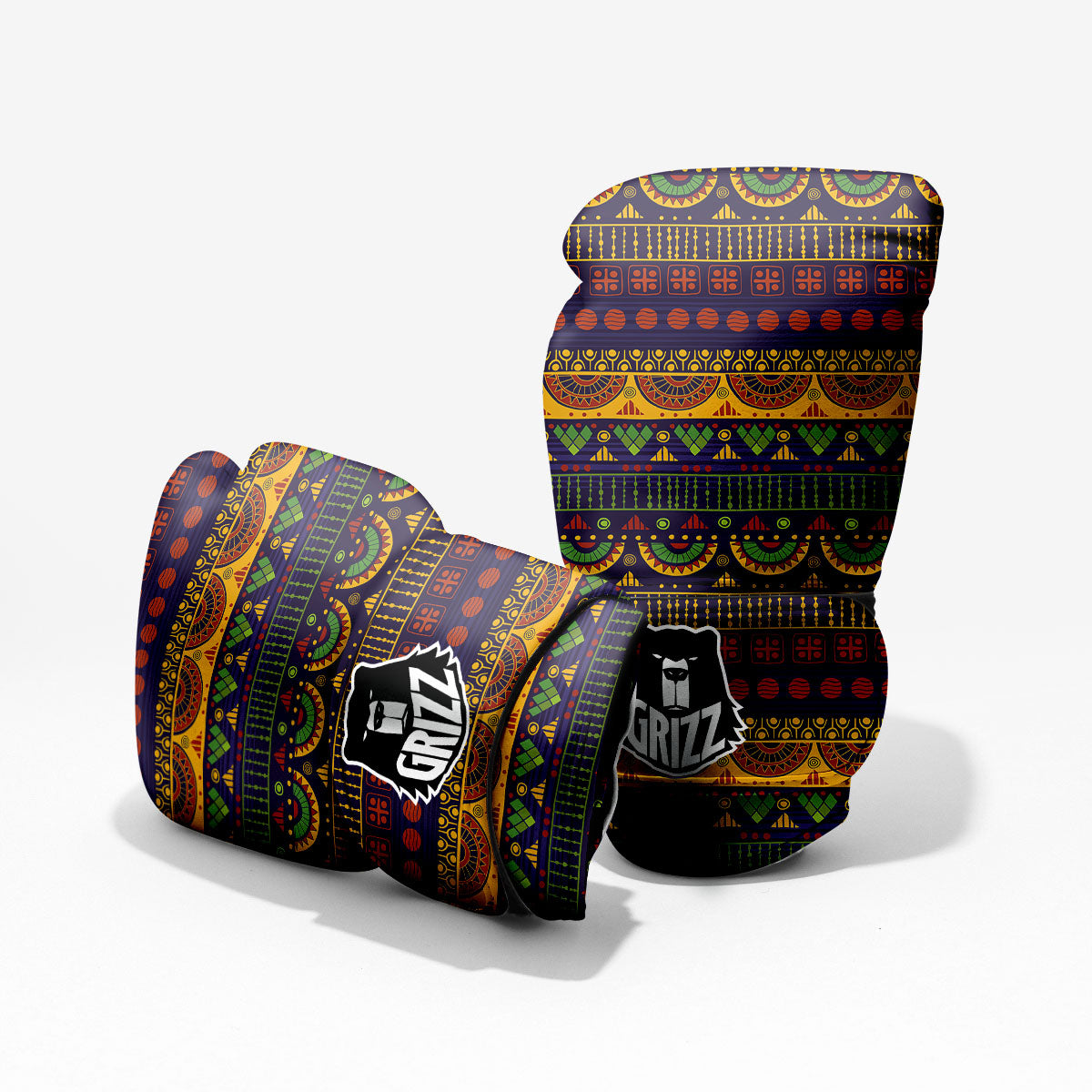 African Tribal Native Print Pattern Pro Boxing Glove