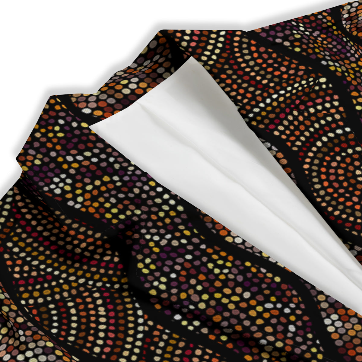 Afro African Dot Print Pattern Women's Blazer-grizzshop