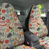 Agriculture Farming Colorful Print Pattern Car Seat Covers-grizzshop