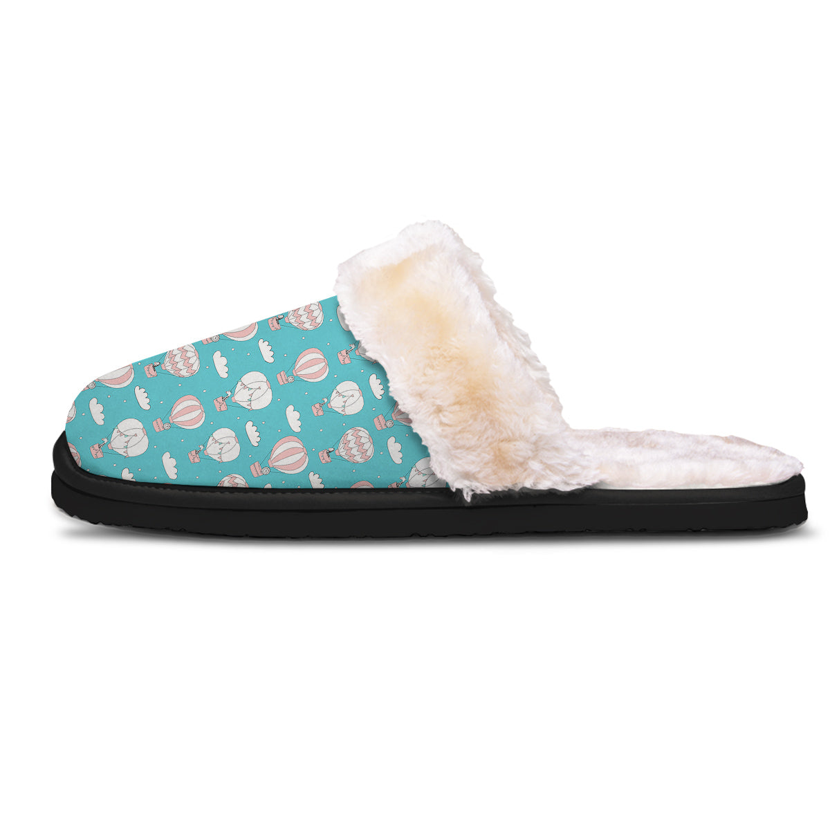Air Balloon Cartoon Print Pattern Slippers-grizzshop