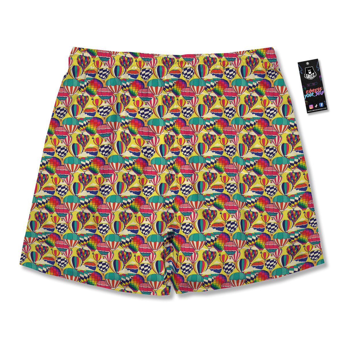 Air Balloon Colorful Print Pattern Men's Running Shorts-grizzshop