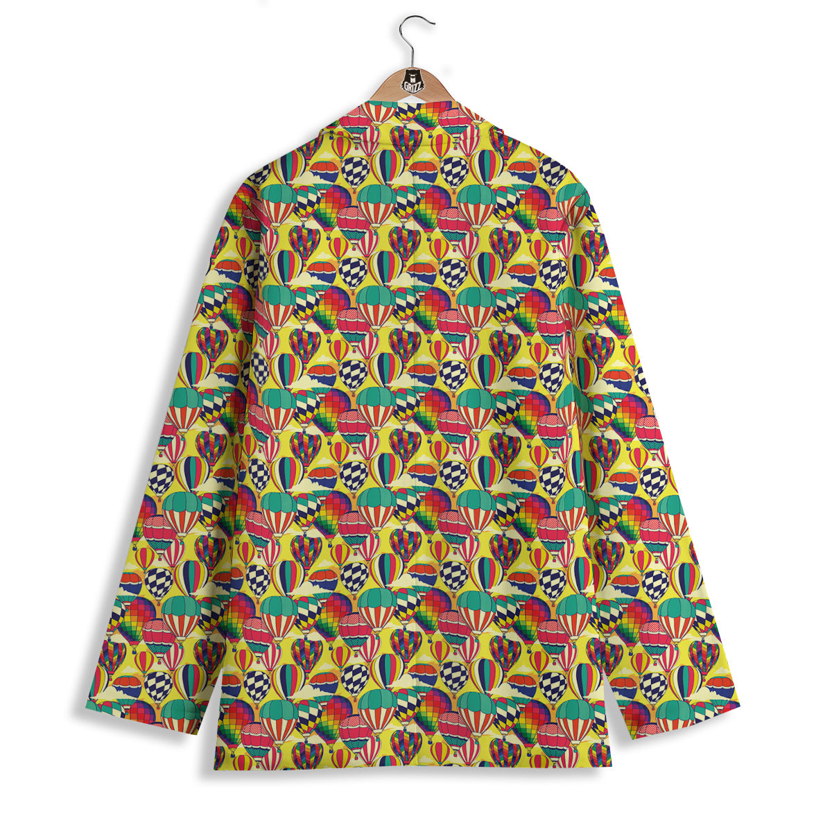 Air Balloon Colorful Print Pattern Women's Blazer-grizzshop