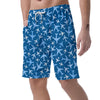 Airplane Pattern Print Men's Shorts-grizzshop