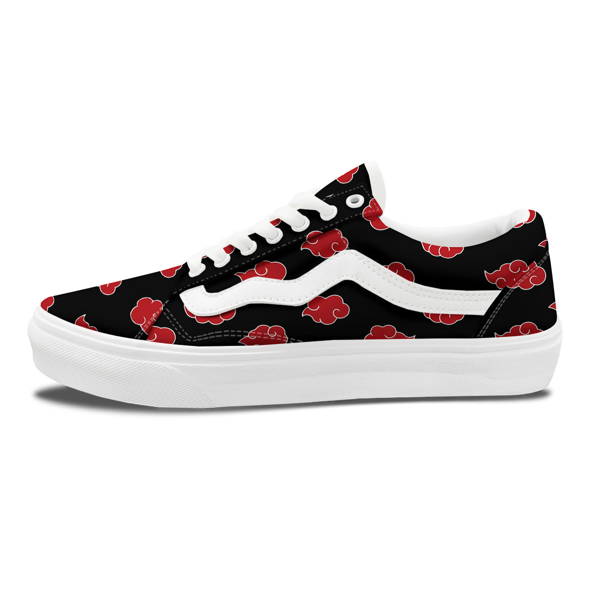 Akatsuki Print Pattern Skate Shoes-grizzshop