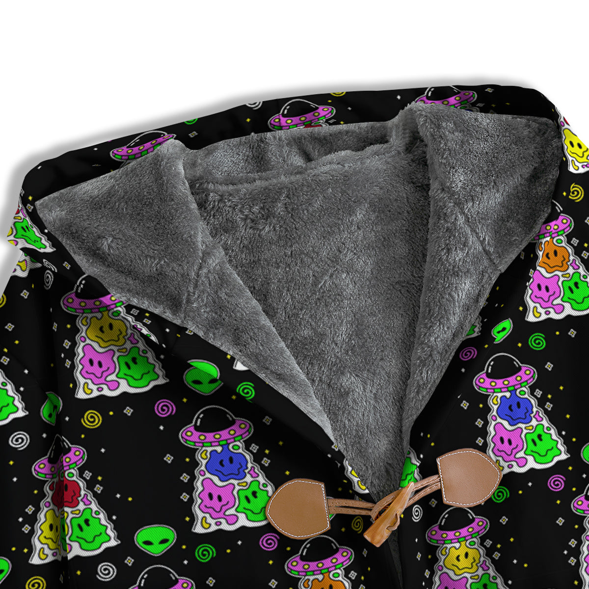 Alien And UFO Trippy Print Pattern Men's Windbreaker Jacket-grizzshop