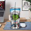 Alien Cat Astronaut Print Tumbler-grizzshop