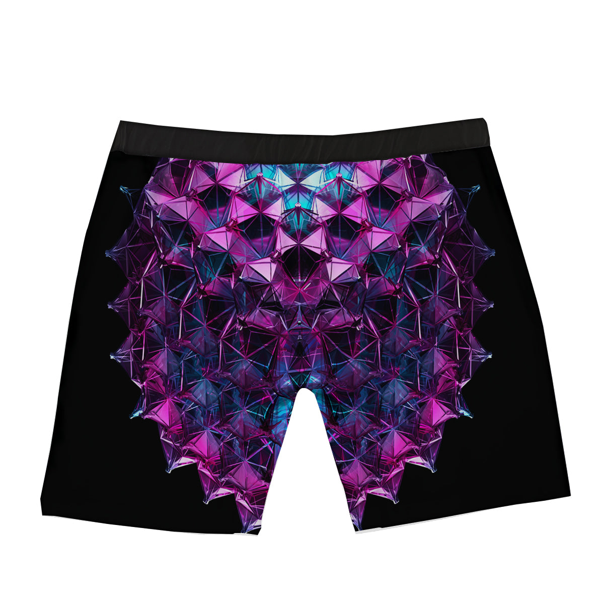 Alien Crystal Diamond Flower Print Boxer Briefs-grizzshop