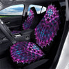 Alien Crystal Diamond Flower Print Car Seat Covers-grizzshop