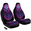 Alien Crystal Diamond Flower Print Car Seat Covers-grizzshop