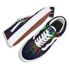 Alien Invasion On Earth Print Skate Shoes-grizzshop