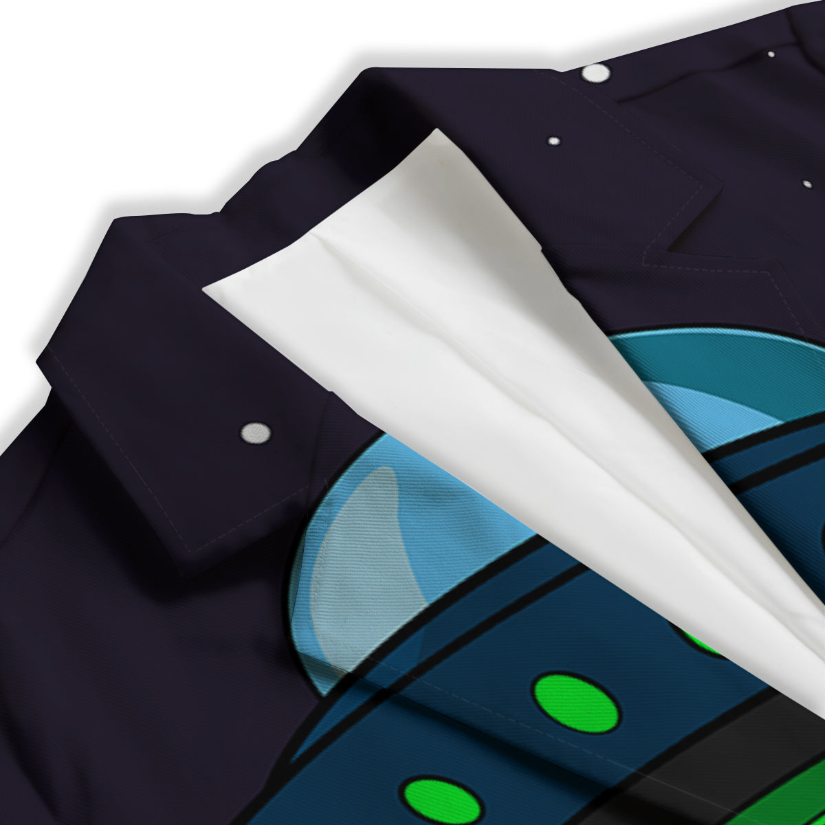 Alien Invasion On Earth Print Women's Blazer-grizzshop