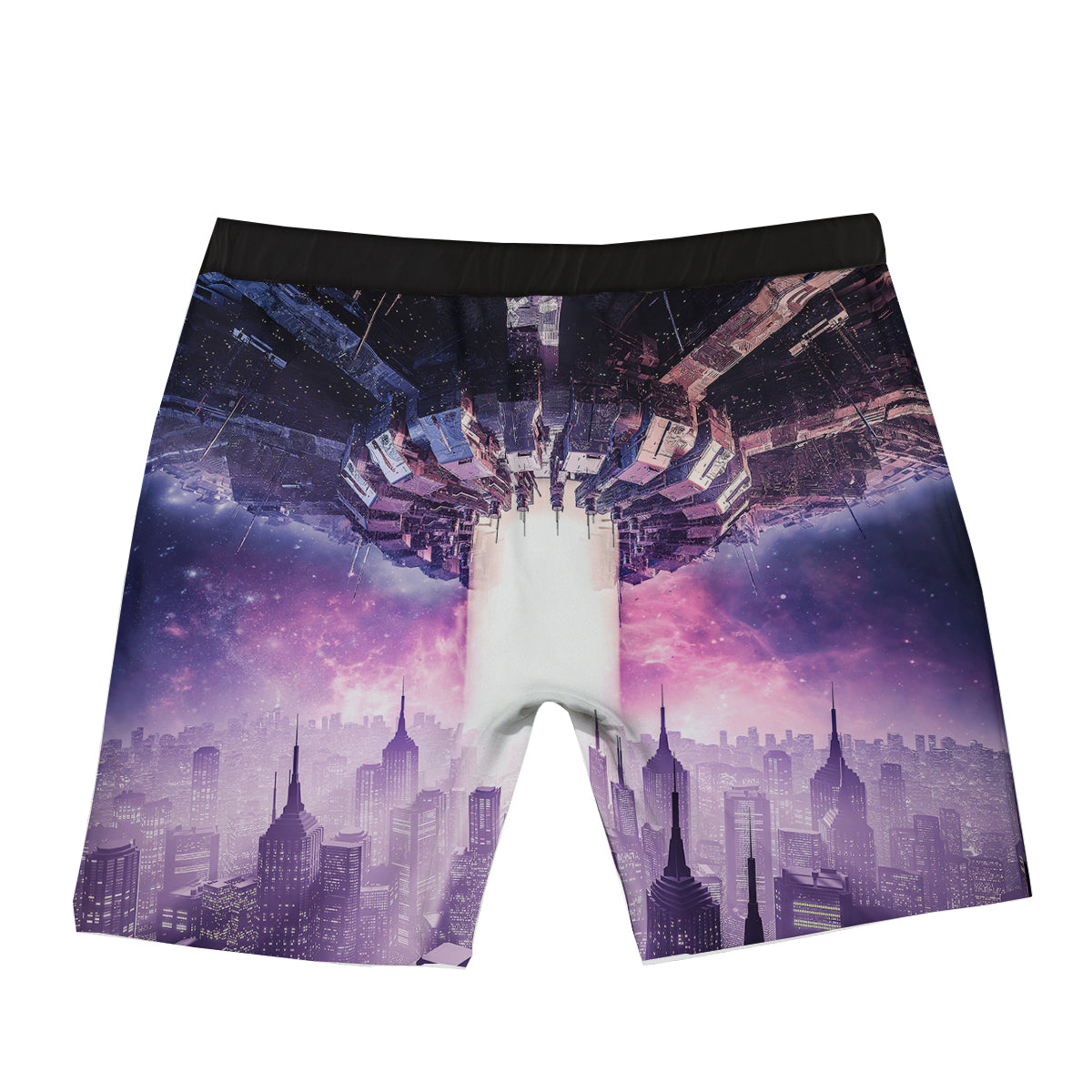 Alien Invasion Print Boxer Briefs-grizzshop
