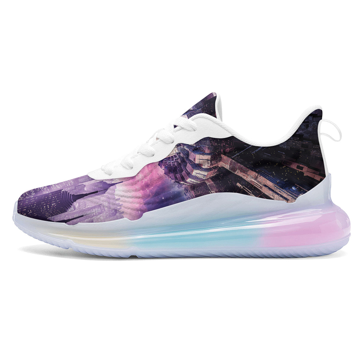 Alien Invasion Print Running Sneakers-grizzshop