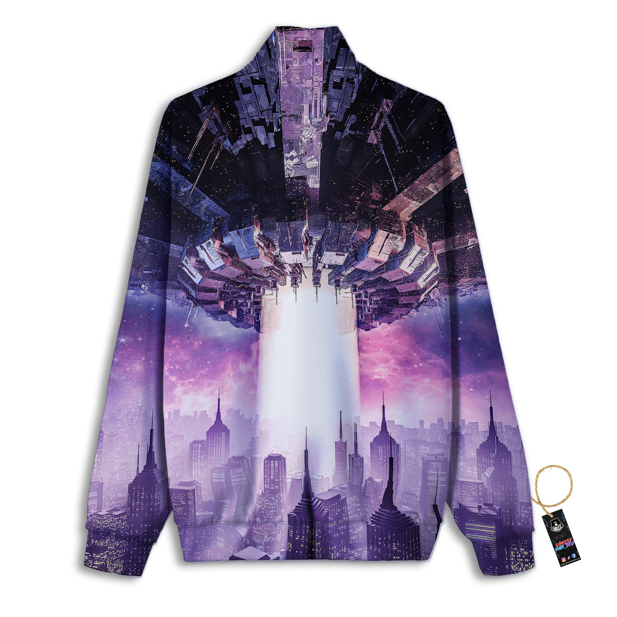 Alien Invasion Print Track Jacket-grizzshop