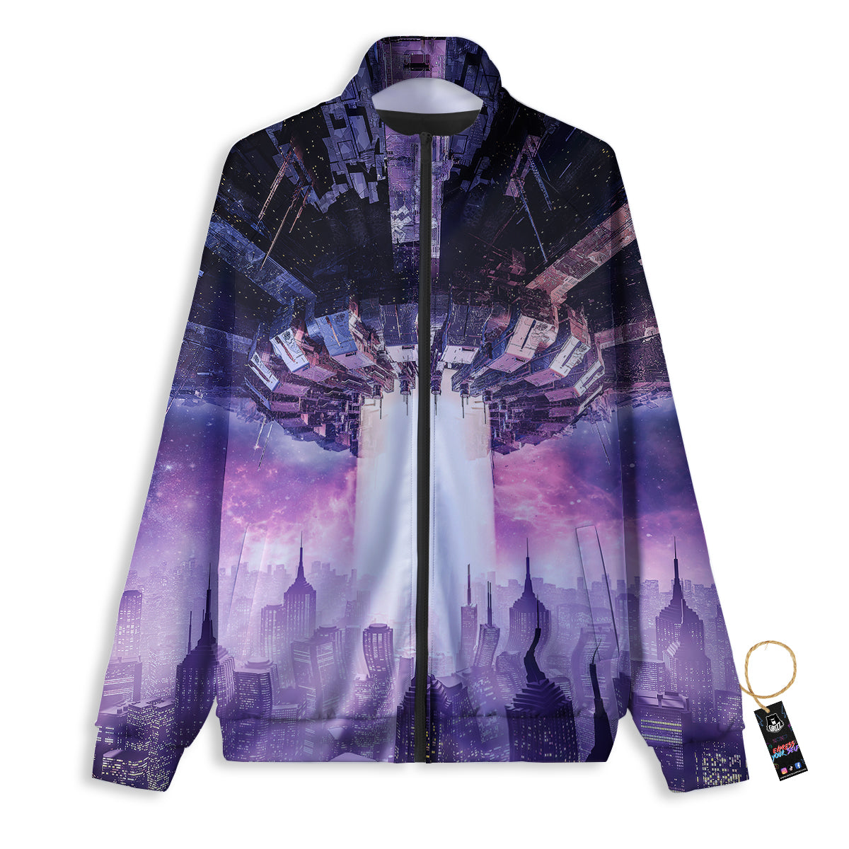 Alien Invasion Print Track Jacket-grizzshop