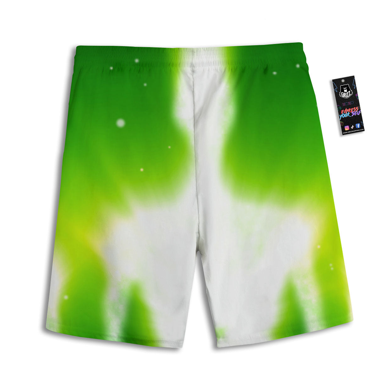 Aloha Hibiscus Hot Teal Pink Print Pattern Men's Athletic Shorts