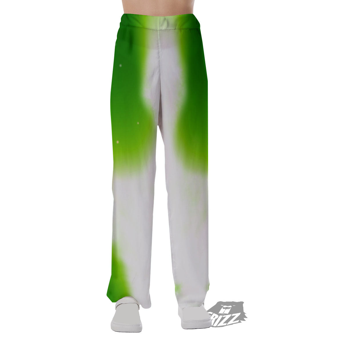 Alien Light Green Print Pajama Pants-grizzshop