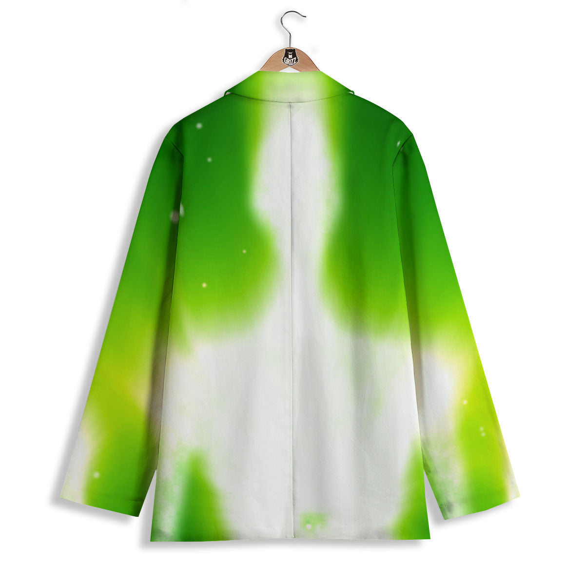Alien Light Green Print Women's Blazer-grizzshop