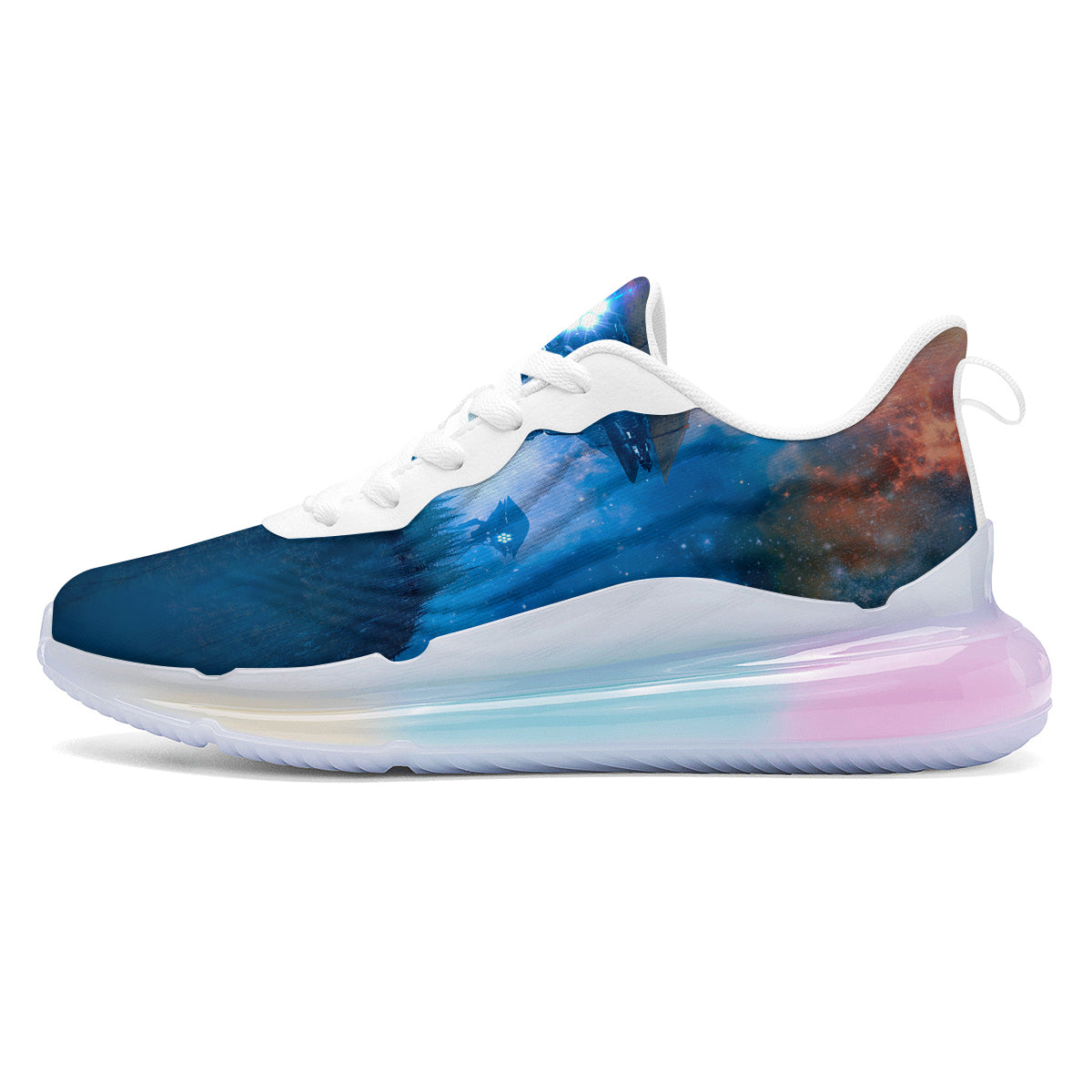 Alien Machines Print Running Sneakers-grizzshop