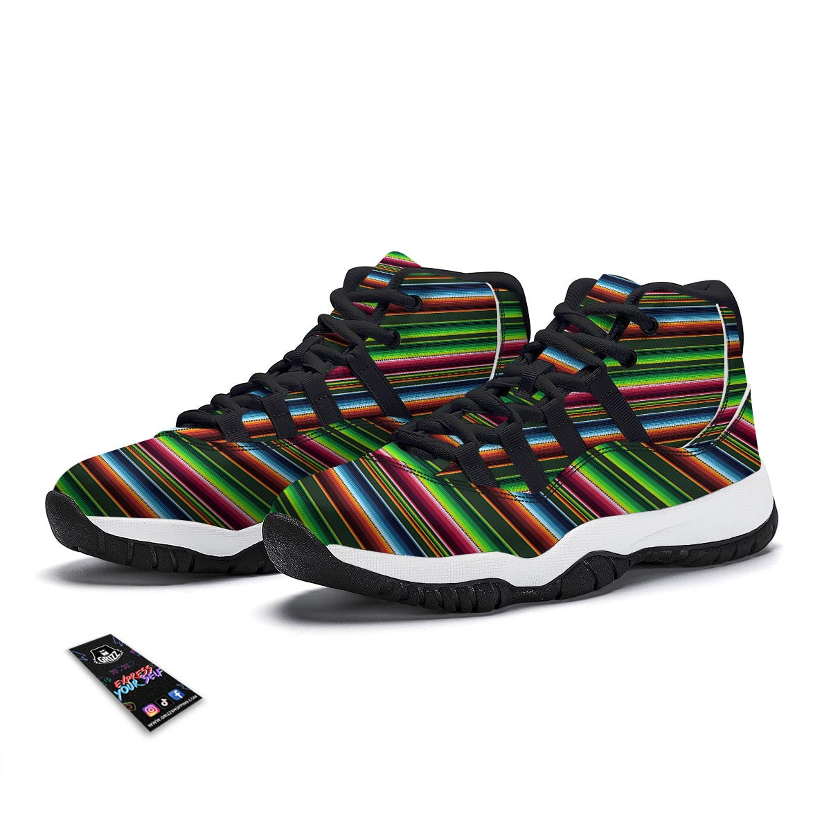 Alien On Planets Print Pattern Black Bball Shoes-grizzshop