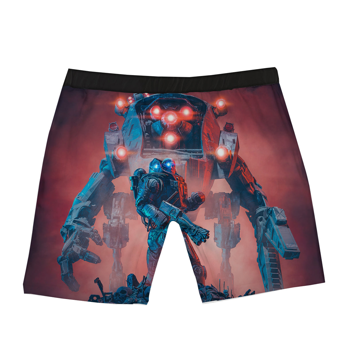Alien Robot In the battlefield Boxer Briefs-grizzshop