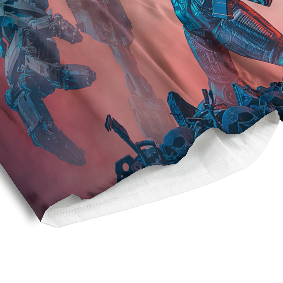 Alien Robot In the battlefield Men's Athletic Shorts