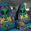 Alien Summer Beach Print Car Seat Covers-grizzshop