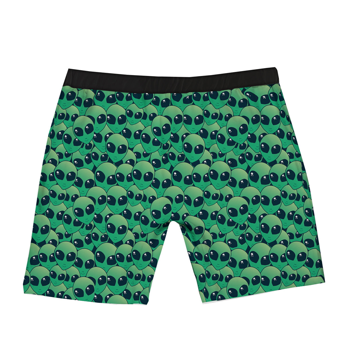 Alien UFO Green Cute Print Boxer Briefs-grizzshop