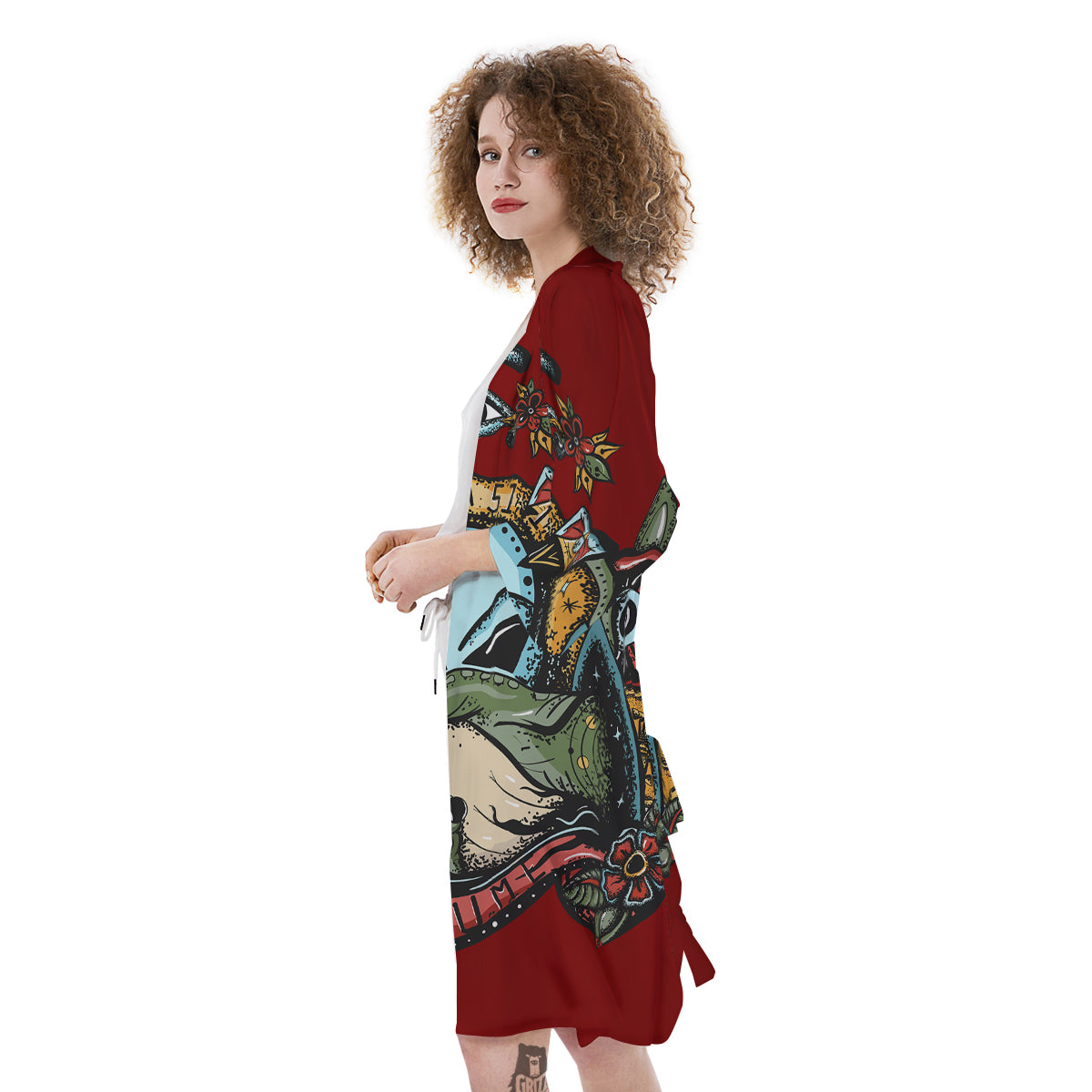 Aliens Area 51 Print Kimono-grizzshop