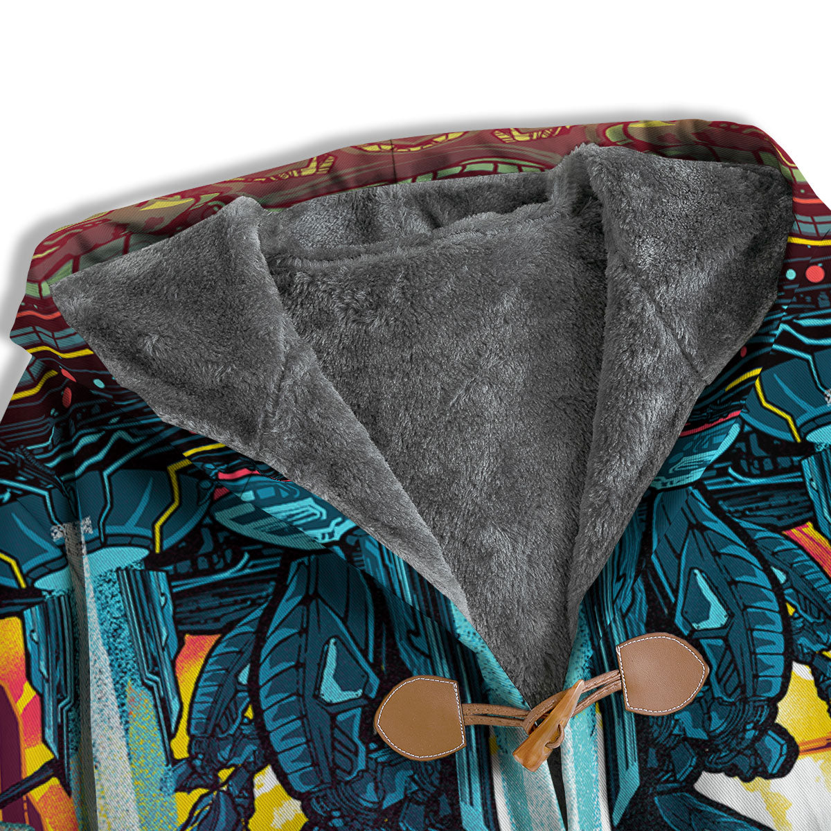 Aliens Invade earth Print Men's Windbreaker Jacket-grizzshop