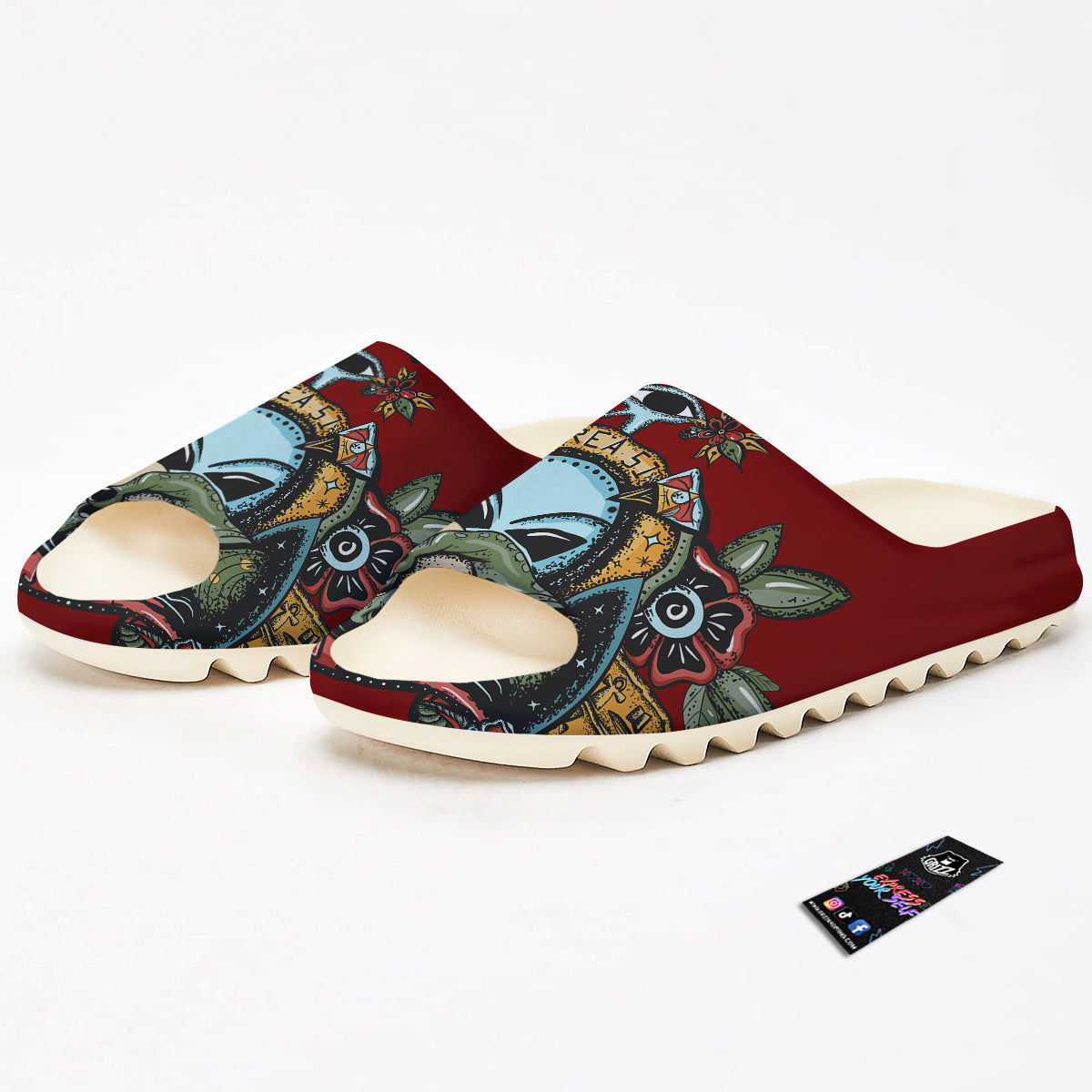 Aliens Area 51 Print Sandals-grizzshop