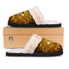 All Seeing Eye Gold Print Slippers-grizzshop